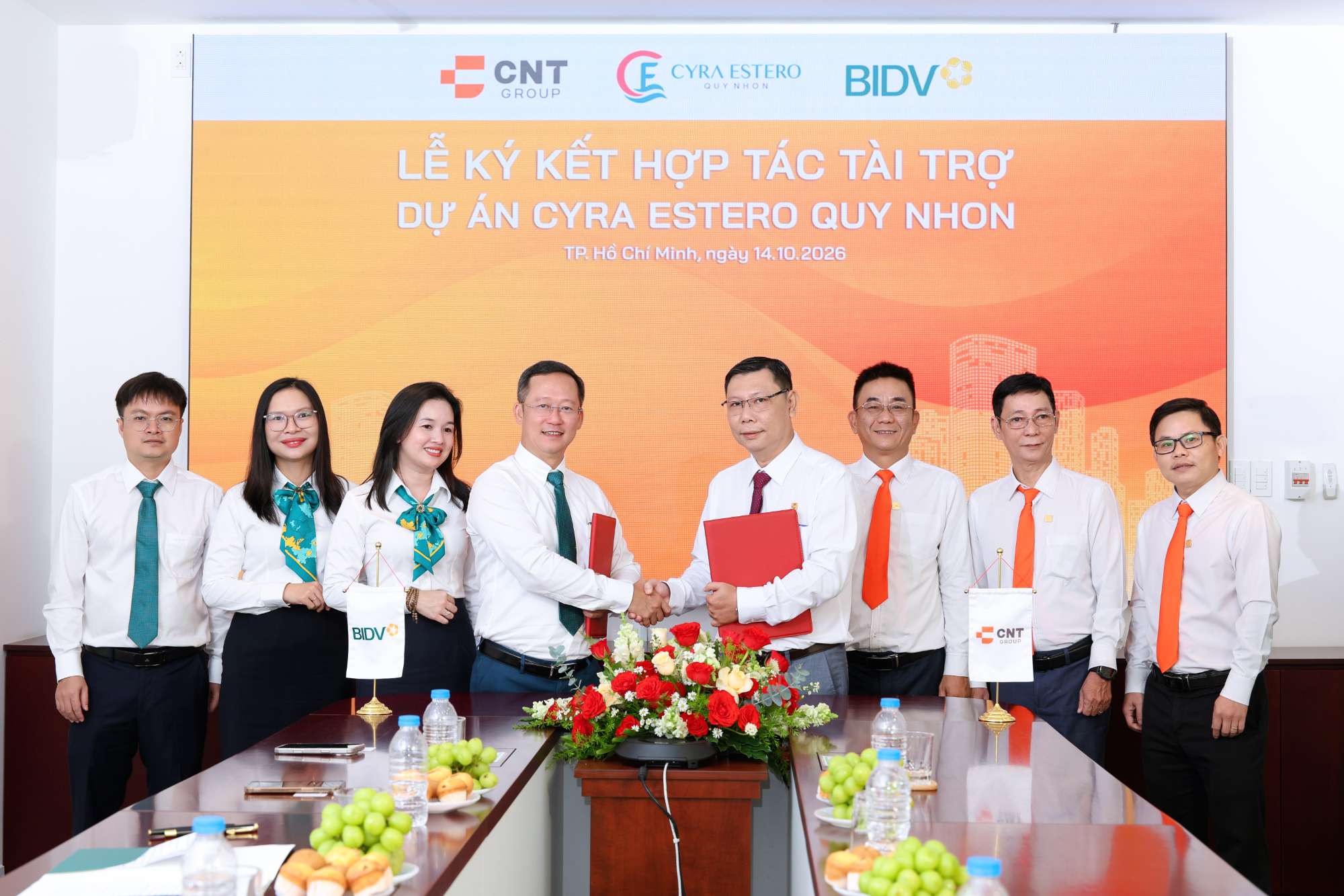 CNT GROUP HỢP TÁC CÙNG HAI NGÂN HÀNG LỚN, GIA TĂNG QUYỀN LỢI CHO KHÁCH HÀNG TẠI CYRA ESTERO QUY NHON